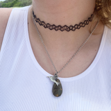 Jasper & Hummingbird Necklace