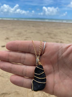 Gold Tektite Necklace