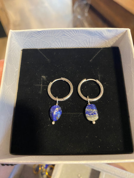 Lapis Lazuli drop earrings