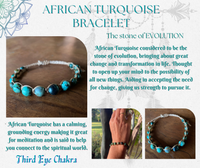 African Turquoise Bracelet