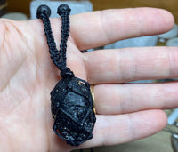 Black Tektite Necklace🪐🛸