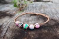 Polymer Clay Anklet